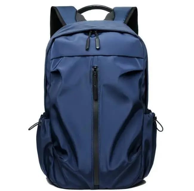Premium Waterproof Nylon Casual Backpack – Minimalist Unisex Travel & School Shoulder Bag for Boys, Girls & College Students