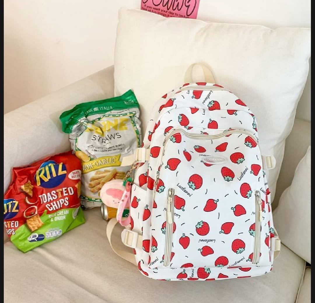 Korean Stylish Backpack for Girls | Cute & Trendy School, College & University Bag | Spacious, Lightweight & Durable Daily Backpack
